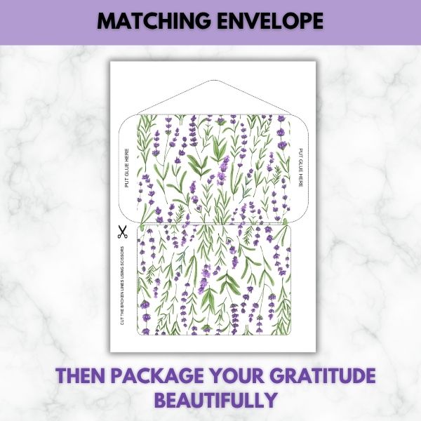 A Blessing in Human Form Gratitude Prompt Paper Set