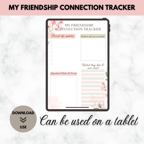 Connection Tracker for Your Friends