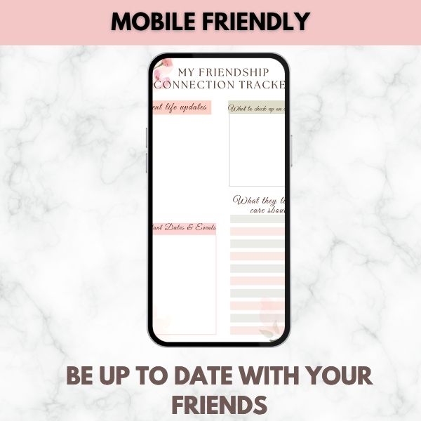 Connection Tracker for Your Friends