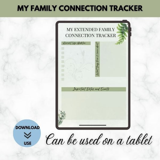 Connection Tracker for Your Extended Family