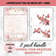 I Appreciate You So Much Gratitude Prompt Paper Set (Lined)