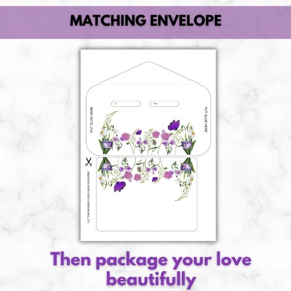 In Case You Ever Doubt – Guided Love Letter Paper & Envelope Set