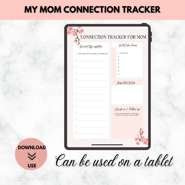Connection Tracker for Your Mom