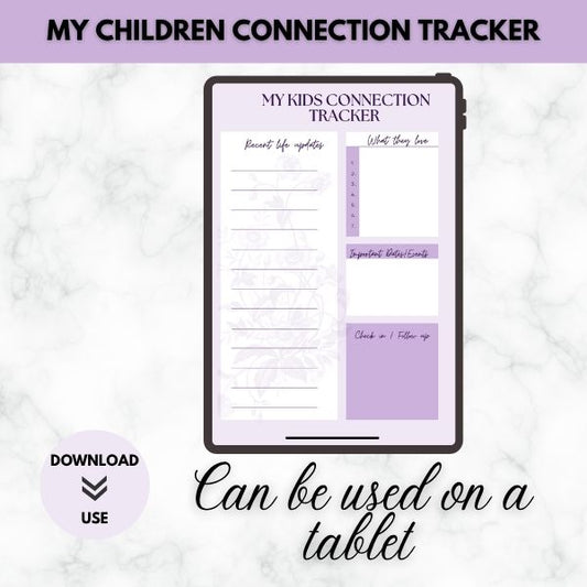 Connection Tracker for Your Kids