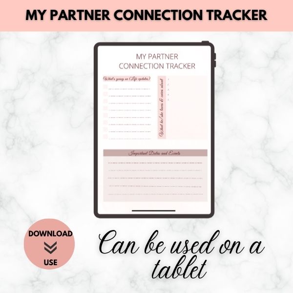 Connection Tracker for Your Partner