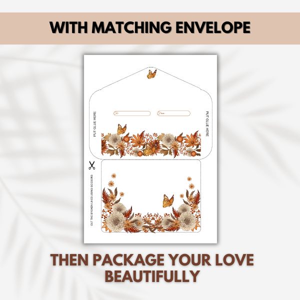 Until the End of Time – Love Letter Prompt Paper & Envelope Set (Lined)