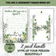 You Are a Legendary Human Being Hype-Up Prompt Paper Set